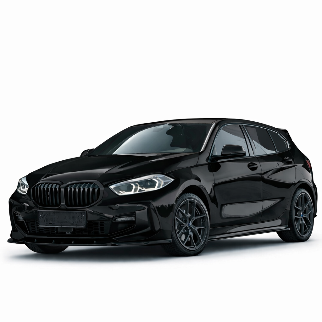 💕ART.2290 SPLITTER BMW SERIE 1 F40 M-Pack/M135i 2019+ NERO LUCIDO💕