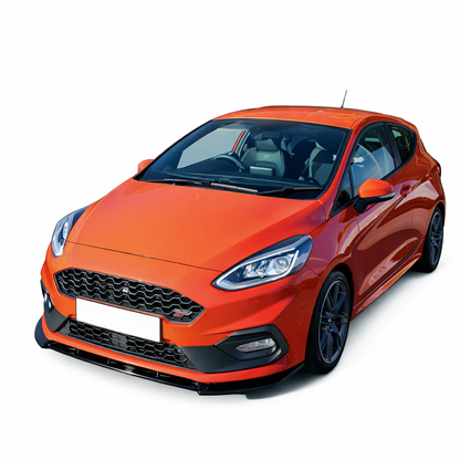💕ART. 0206 SPLITTER FORD FIESTA MK8 VII ST 2017-2021 NERO LUCIDO 💕