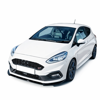 💕ART. 0206 SPLITTER FORD FIESTA MK8 VII ST 2017-2021 NERO LUCIDO 💕