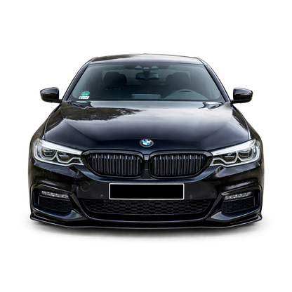 💕ART. 0321 SPLITTER BMW SERIE 5 G30 G31 2017-2020 MSPORT NERO LUCIDO💕