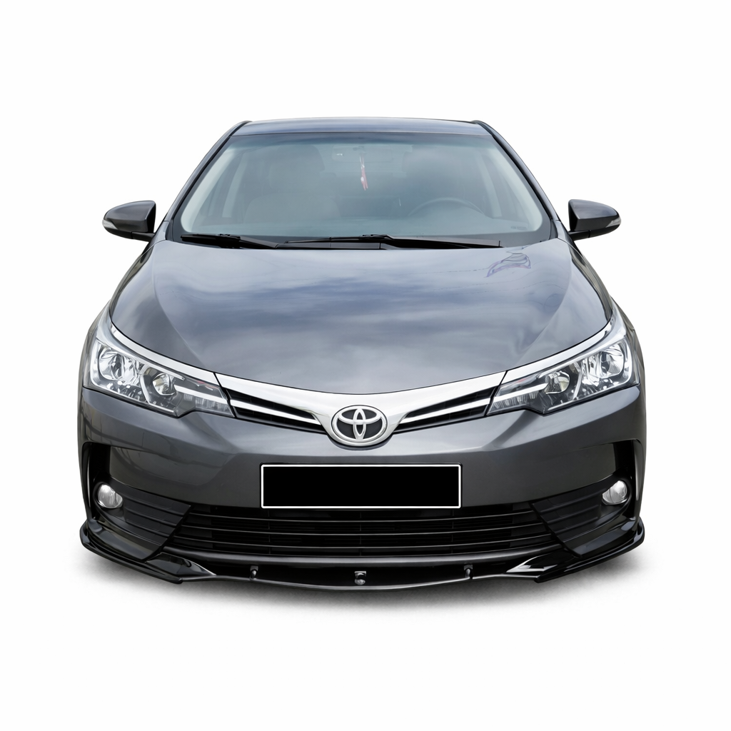 💕ART.1148  SPLITTER TOYOTA COROLLA E170 2013-2018 TREND NERO LUCIDO💕