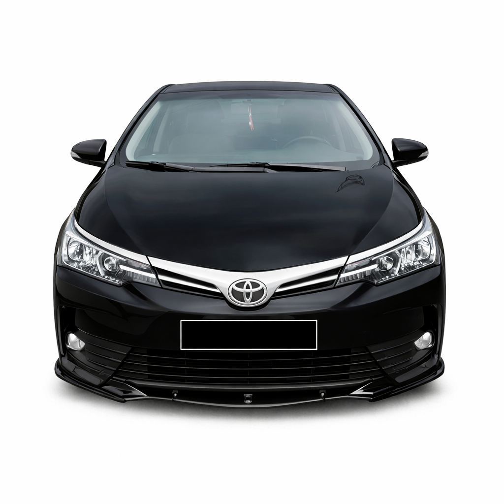 💕ART.1148  SPLITTER TOYOTA COROLLA E170 2013-2018 TREND NERO LUCIDO💕