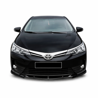 💕ART.1148  SPLITTER TOYOTA COROLLA E170 2013-2018 TREND NERO LUCIDO💕