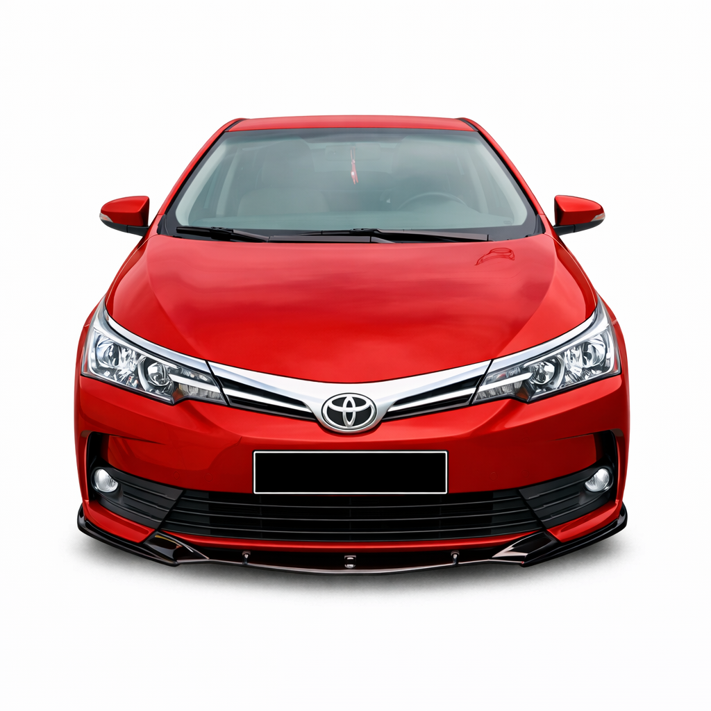 💕ART.1148  SPLITTER TOYOTA COROLLA E170 2013-2018 TREND NERO LUCIDO💕