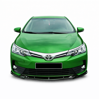 💕ART.1148  SPLITTER TOYOTA COROLLA E170 2013-2018 TREND NERO LUCIDO💕