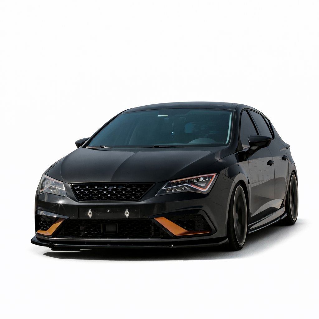 💕ART. 0001 SPLITTER SEAT LEON 5F 2017-2020 FR CUPRA NERO LUCIDO💕 (Copia)