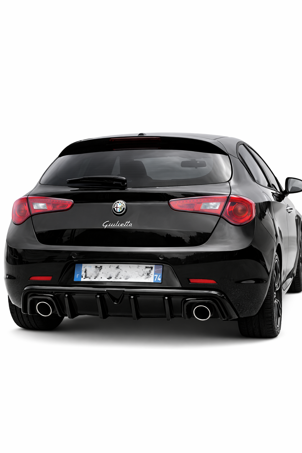 💕ART.1924  DIFFUSORE ALFA ROEMO GIULIETTA 2010-2020 NERO LUCIDO 💕