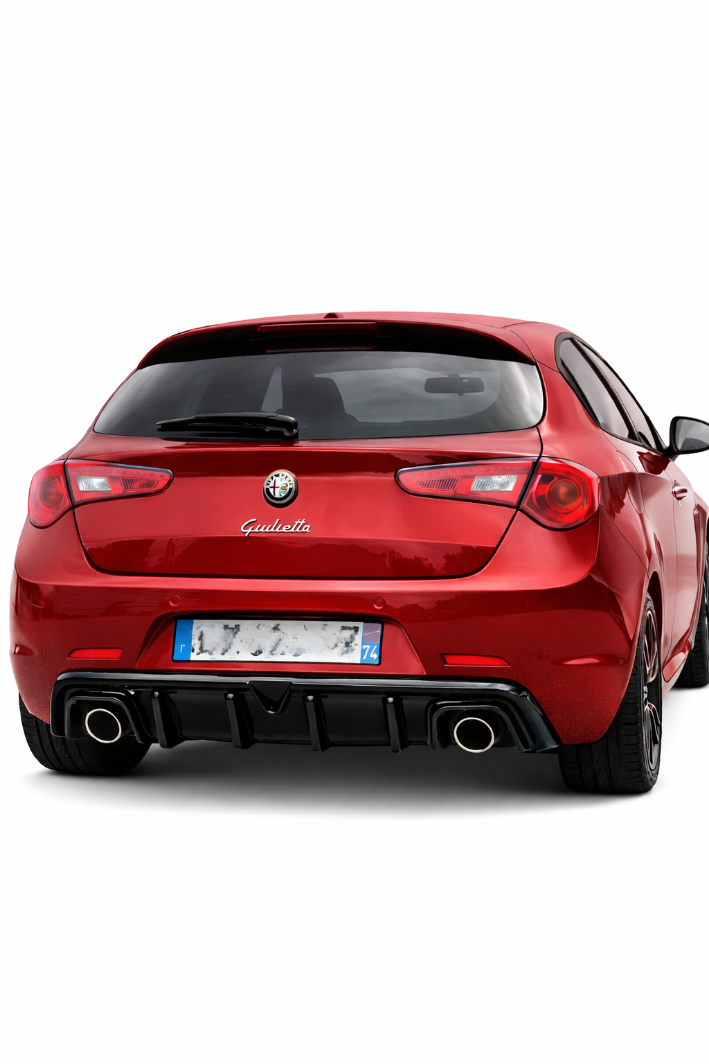 💕ART.1924  DIFFUSORE ALFA ROEMO GIULIETTA 2010-2020 NERO LUCIDO 💕