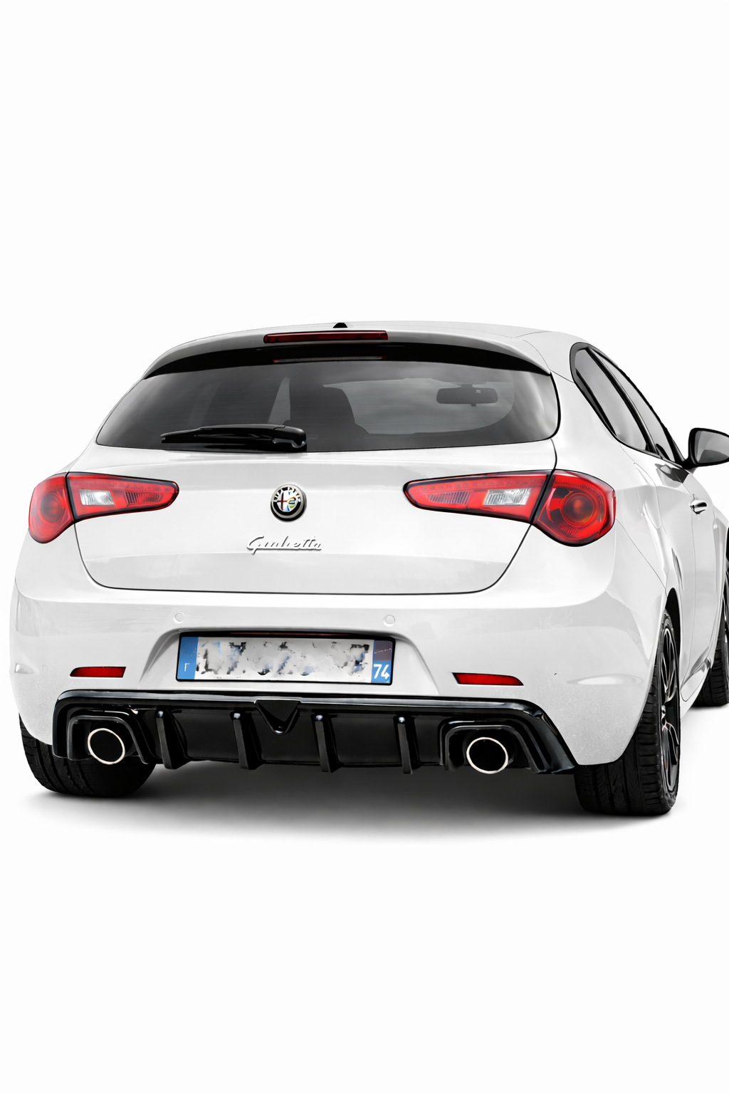 💕ART.1924  DIFFUSORE ALFA ROEMO GIULIETTA 2010-2020 NERO LUCIDO 💕