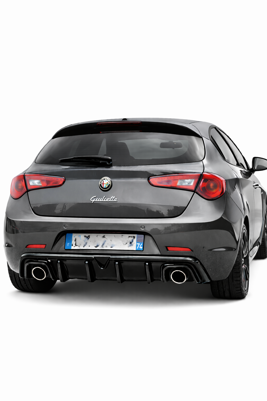 💕ART.1924  DIFFUSORE ALFA ROEMO GIULIETTA 2010-2020 NERO LUCIDO 💕