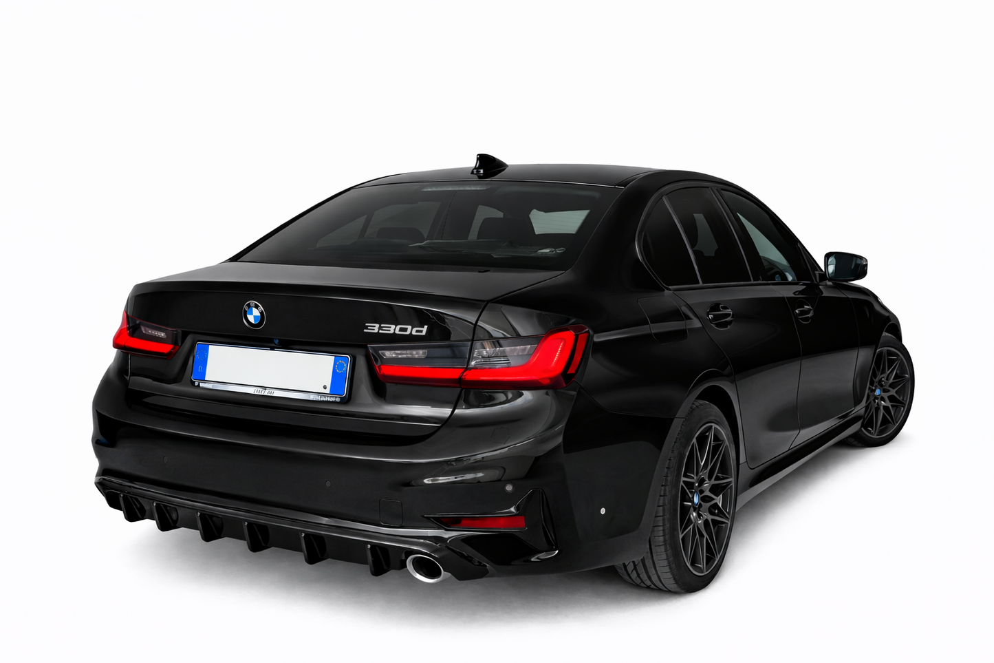 💕ART.1804  DIFFUSORE BMW SERIE 3 G20 G21 2018-2022 STANDARD NERO LUCIDO 💕