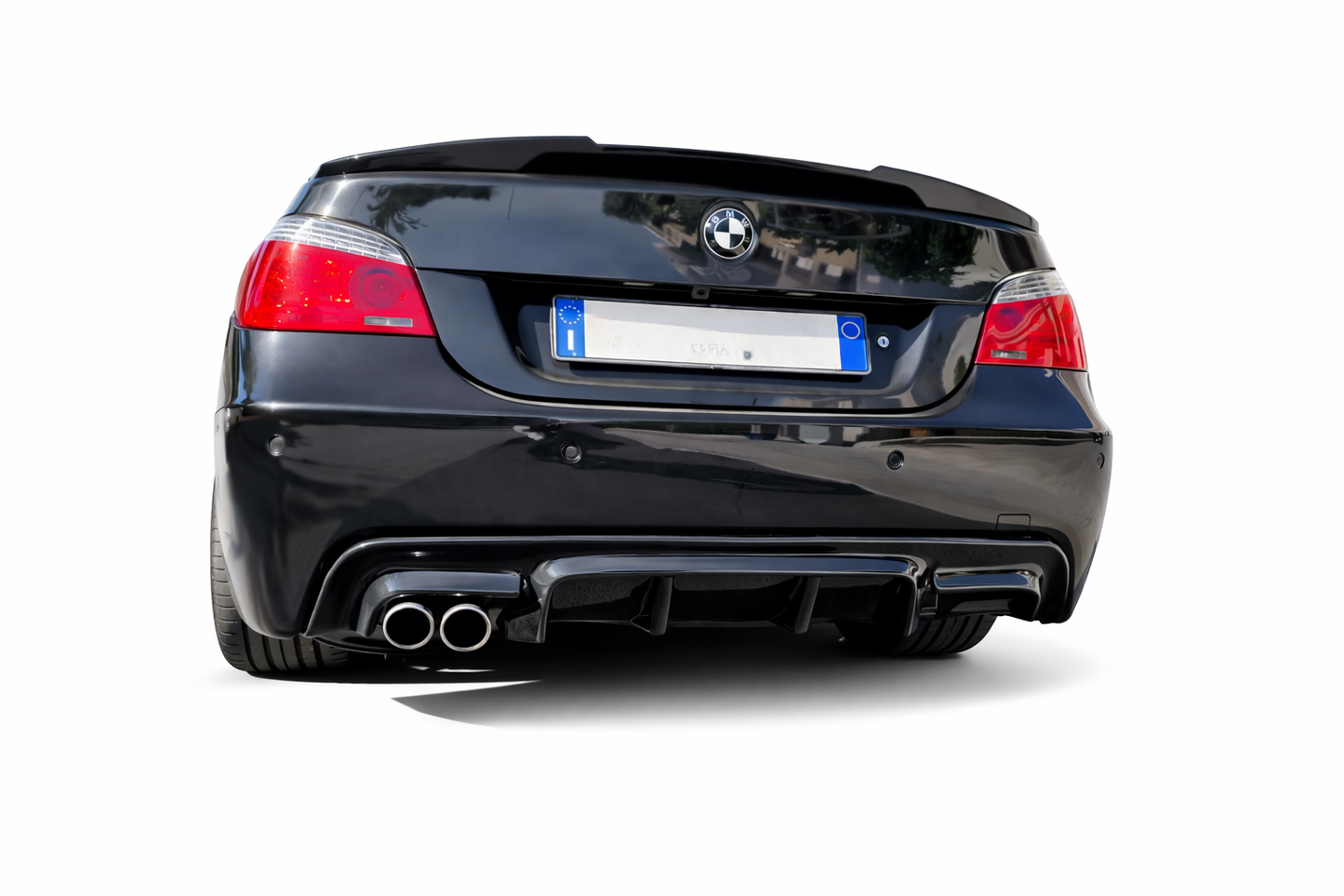 💕ART.0147  DIFFUSORE BMW SERIE 5 E60 E61 M SPORT 2003-2010 NERO LUCIDO💕
