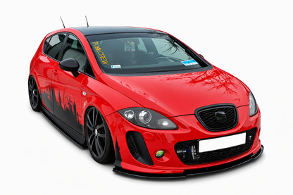 💕ART. 0476  SOTTO MINIGONNE SEAT LEON 1P NERO LUCIDO 💕