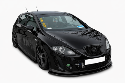 💕ART. 0476  SOTTO MINIGONNE SEAT LEON 1P NERO LUCIDO 💕
