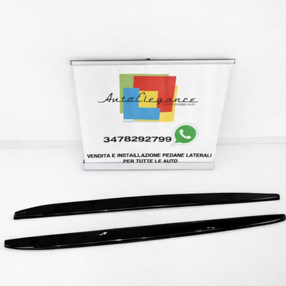 💕ART. 0476  SOTTO MINIGONNE SEAT LEON 1P NERO LUCIDO 💕