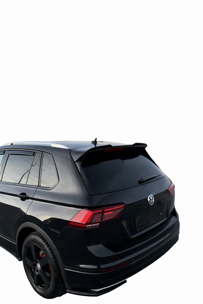 💕ART.2424 SPOILER VOLKSWAGEN TIGUAN MK2 R-LINE 2015-2020 NERO LUCIDO 💕