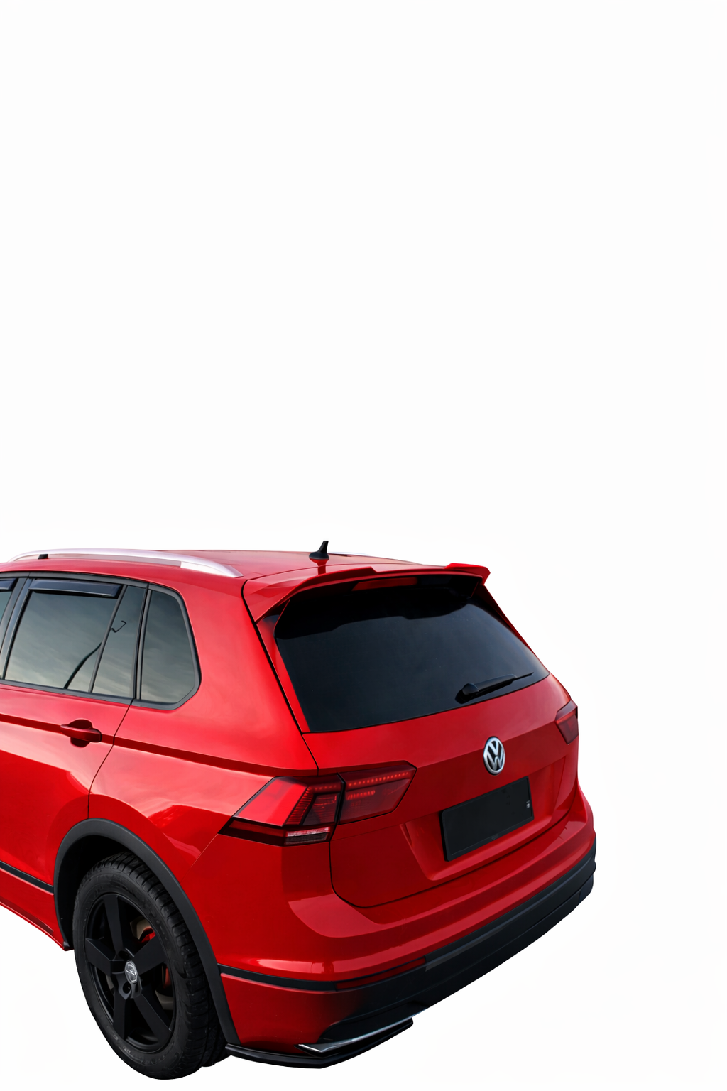 💕ART.2424 SPOILER VOLKSWAGEN TIGUAN MK2 R-LINE 2015-2020 NERO LUCIDO 💕