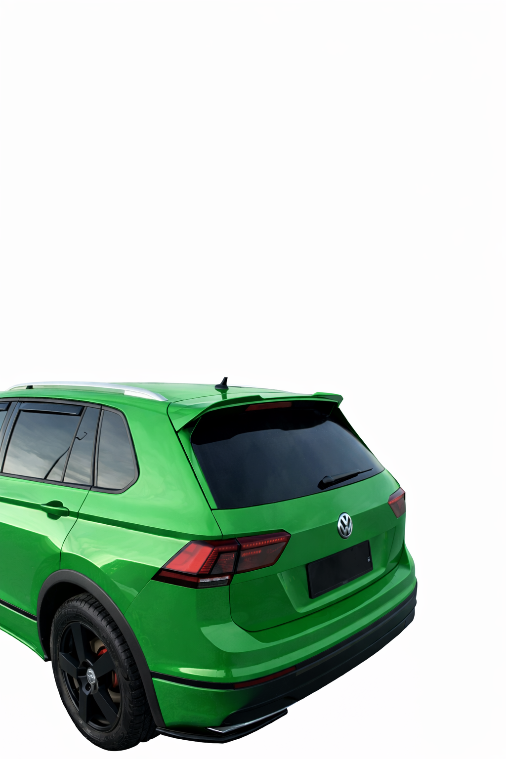 💕ART.2424 SPOILER VOLKSWAGEN TIGUAN MK2 R-LINE 2015-2020 NERO LUCIDO 💕