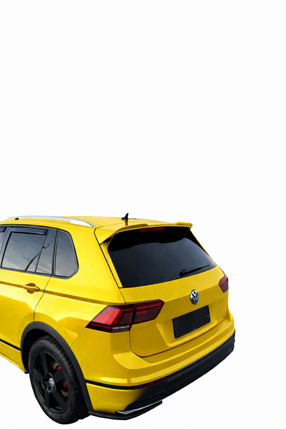 💕ART.2424 SPOILER VOLKSWAGEN TIGUAN MK2 R-LINE 2015-2020 NERO LUCIDO 💕