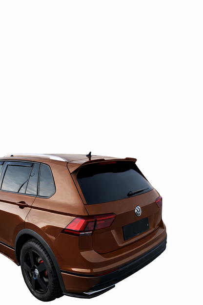 💕ART.2424 SPOILER VOLKSWAGEN TIGUAN MK2 R-LINE 2015-2020 NERO LUCIDO 💕