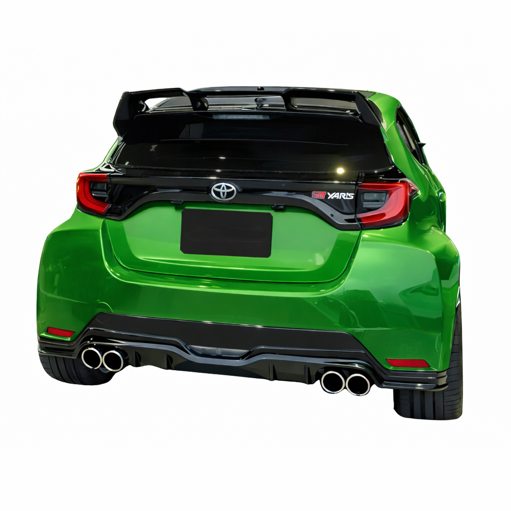 💕ART.8539 DIFFUSORI Toyota Yaris 2021 Look GR 2 Uscite doppio nero  lucido 💕