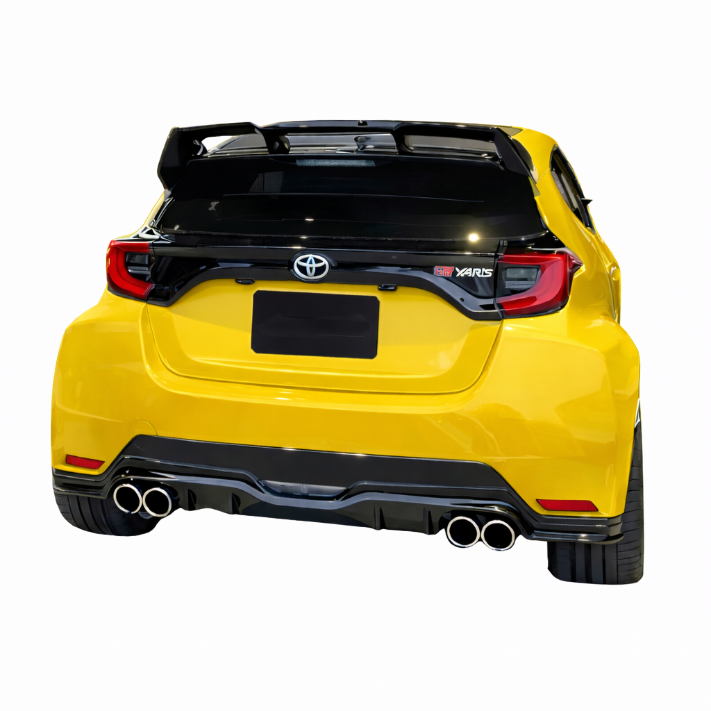 💕ART.8539 DIFFUSORI Toyota Yaris 2021 Look GR 2 Uscite doppio nero  lucido 💕