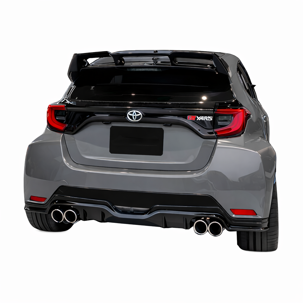 💕ART.8539 DIFFUSORI Toyota Yaris 2021 Look GR 2 Uscite doppio nero  lucido 💕