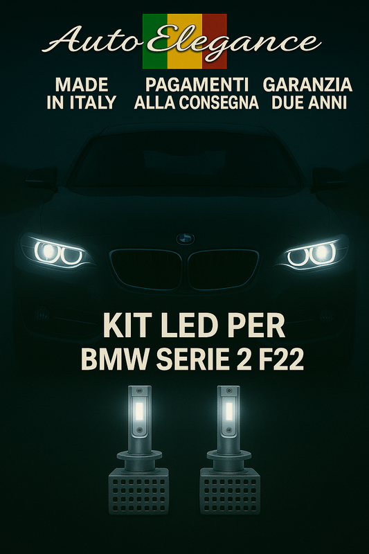 🔥KIT LED D1S 6000K Anabbaglianti per BMW Serie 2 F22 F23 F45 F46 🔥
