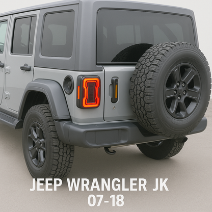 🤩FARI A LED ADATTO PER CHRYSLER JEEP WRANGLER JK 07-18 LED NERO🤩