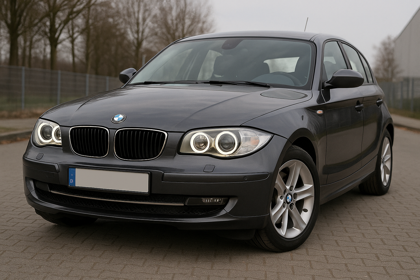 🤩FARI ANTERIORI ANGEL EYES CROMATI ADATTO PER BMW 1 E87/E81/82/88 04-11🤩