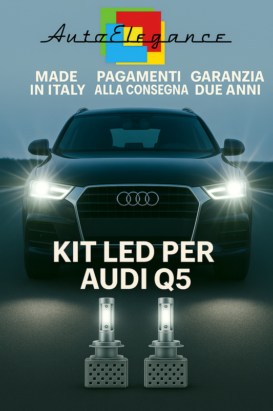 🔥KIT LED D3S 6000K BIANCO CANBUS Anabbaglianti per Audi Q5 🔥