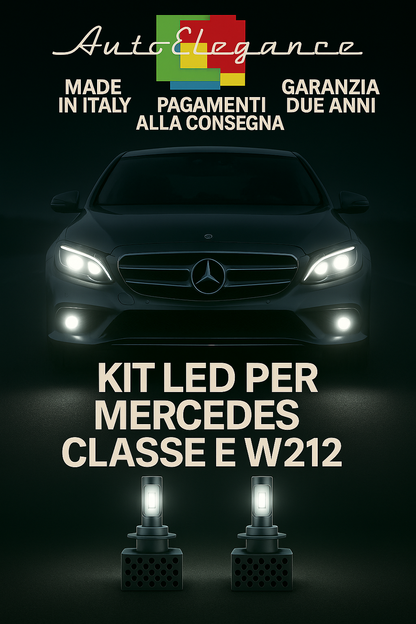 🔥KIT LED D1S 6000K Anabbaglianti + Fendinebbia per Mercedes Classe E W212🔥 (Copia)