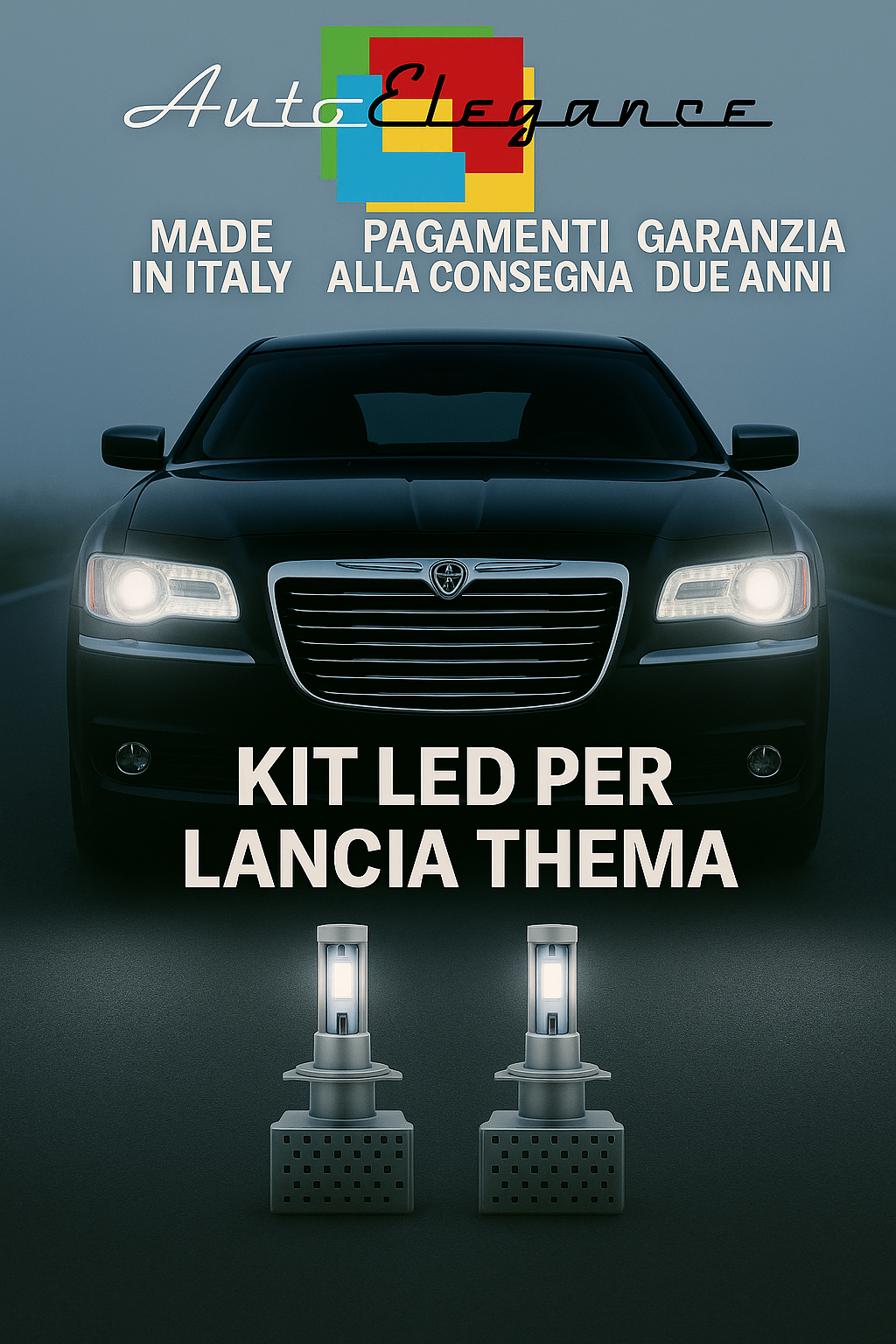 🔥 KIT LED D3S 6000K BIANCO CANBUS Anabbaglianti per Lancia Thema II 🔥