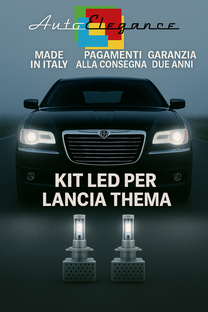 🔥 KIT LED D3S 6000K BIANCO CANBUS Anabbaglianti per Lancia Thema II 🔥