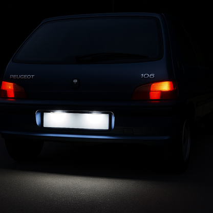 🤩FARI TARGA ADATTI PER PEUGEOT 106 307 308 406 407 CITROEN C3 C4 C5 LED🤩