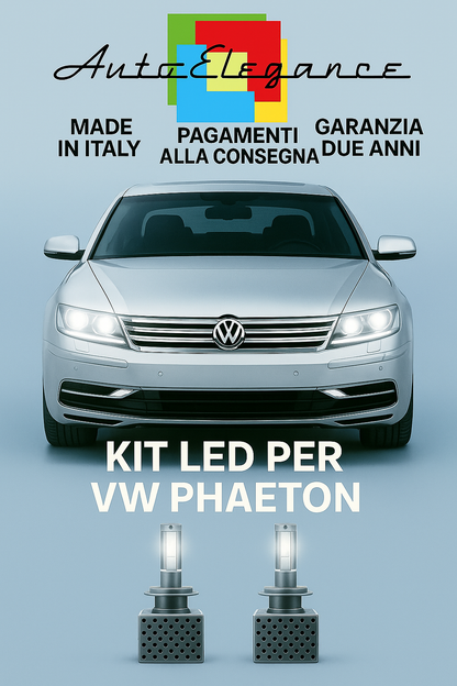 🔥 KIT LED D3S 6000K BIANCO CANBUS Anabbaglianti per VW Phaeton 🔥