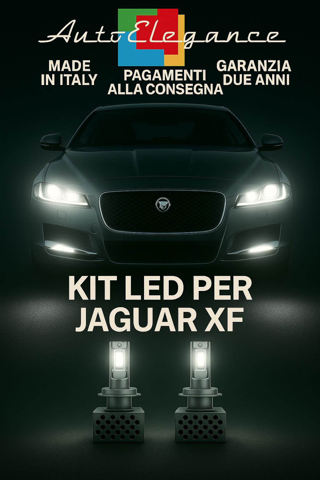 KIT LED D3S 6000K Anabbaglianti per Jaguar XF | Bianco CANBUS (Copia)