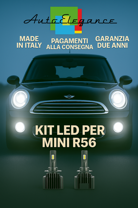🔥 KIT LED D1S 6000K BIANCO CANBUS Anabbaglianti per Mini R56 🔥