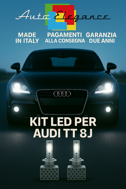 🔥 KIT LED D1S 6000K BIANCO CANBUS Anabbaglianti per Audi TT 8J 🔥