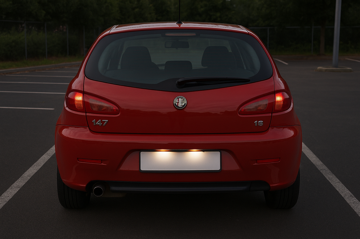🤩LUCI TARGA A LED ADATTO PER ALFA ROMEO 147 156 159 166 GT SPIDER🤩