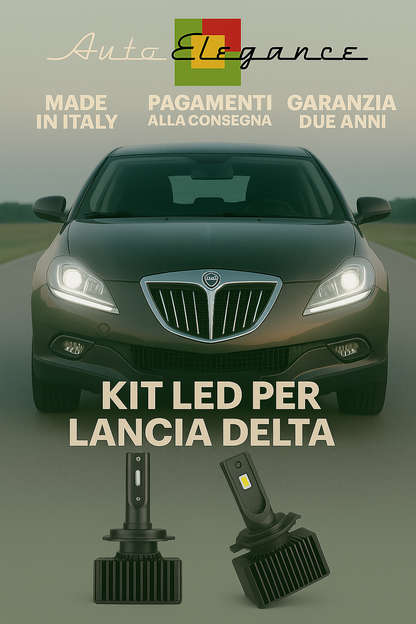 🔥 KIT LED D1S 6000K BIANCO CANBUS Anabbaglianti per Lancia Delta 🔥