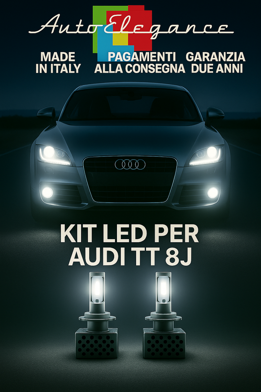 🔥KIT LED D1S 6000K Anabbaglianti + Fendinebbia per Audi TT 8J | Bianco CANBUS🔥