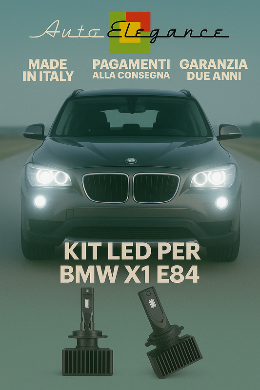 🔥 KIT LED D1S 6000K BIANCO CANBUS Anabbaglianti + Fendinebbia per BMW X1 E84 🔥