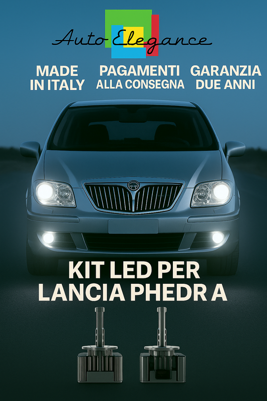 🔥 KIT LED D1S 6000K BIANCO CANBUS Anabbaglianti per Lancia Phedra 🔥