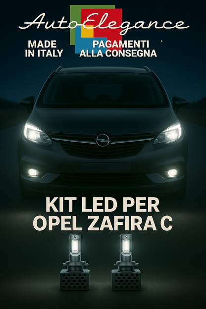 🔥KIT LED D1S 6000K Anabbaglianti + Fendinebbia per Opel Zafira C 🔥