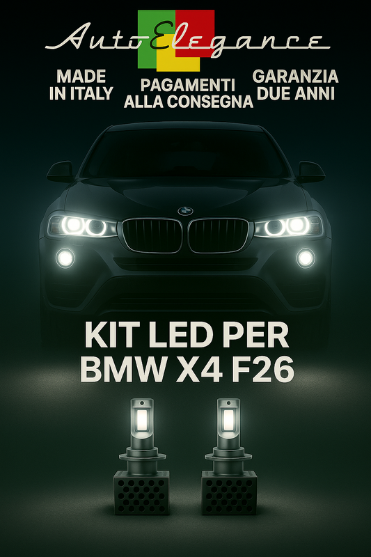 🔥KIT LED D1S 6000K Anabbaglianti per BMW X4 F26 | Bianco CANBUS🔥 (Copia)