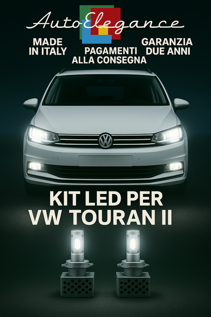 🔥KIT LED D1S 6000K Anabbaglianti + Fendinebbia per VW Touran II 🔥 (Copia)
