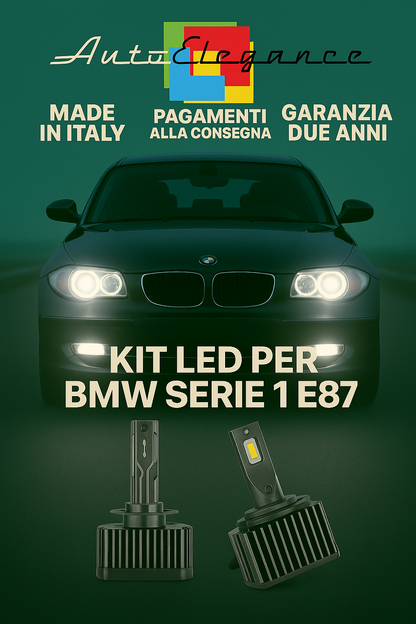 🔥 KIT LED D1S 6000K BIANCO CANBUS Anabbaglianti per BMW Serie 1 🔥