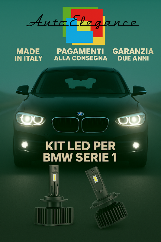 🔥 KIT LED D1S 6000K BIANCO CANBUS Anabbaglianti per BMW Serie 1 🔥