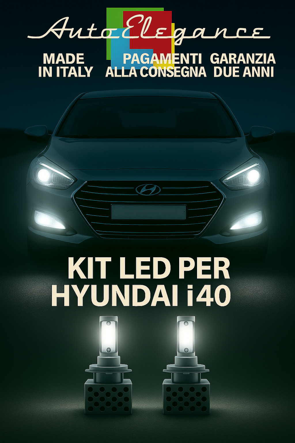 🔥KIT LED D3S 6000K Anabbaglianti per Hyundai i40 | Bianco CANBUS 🔥